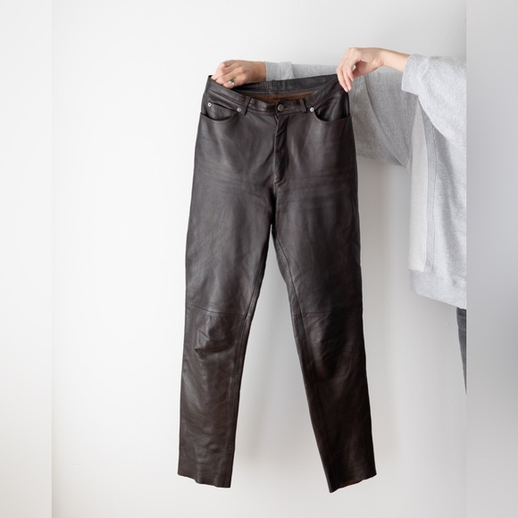 Vintage Jane Norris Genuine Leather Pants - Picture 11 of 16